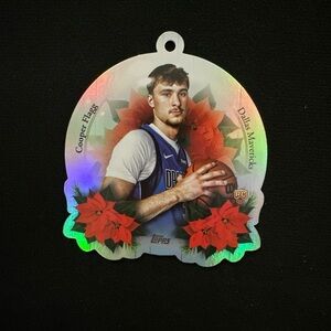 COOPER FLAGG 2025-26 Topps Holiday Oversized Die-Cut Ornament Card DCO-CF ROOKIE